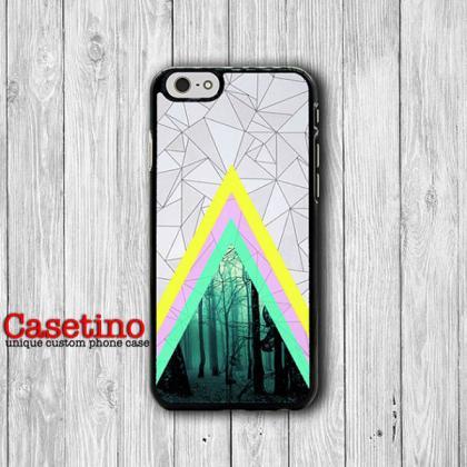 Geometric Abstract Triangle Forest Iphone 6 Cover,..
